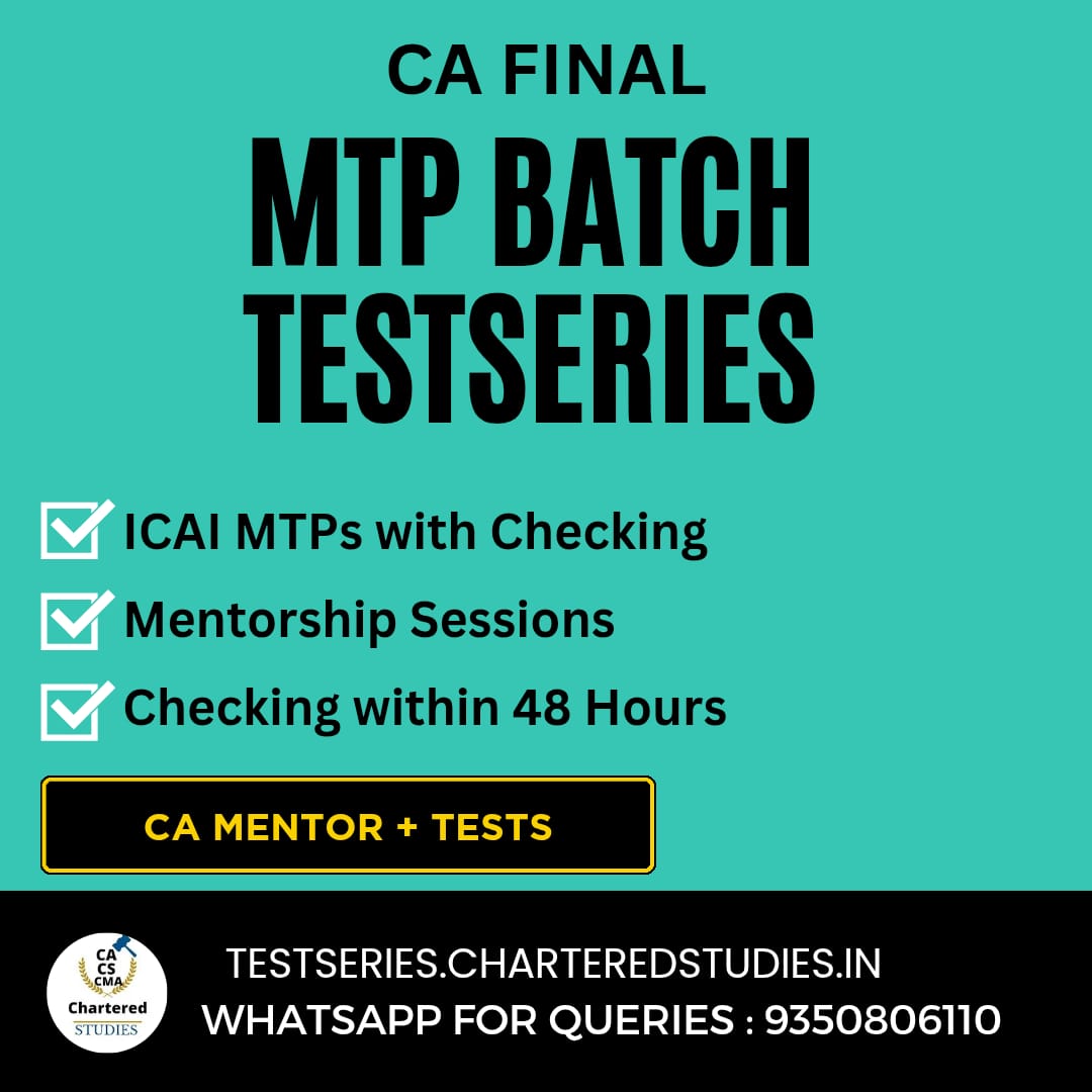 CA FINAL MTP BATCH
